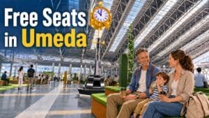 Free Places to Sit in Umeda- Rest Areas Near Osaka Station