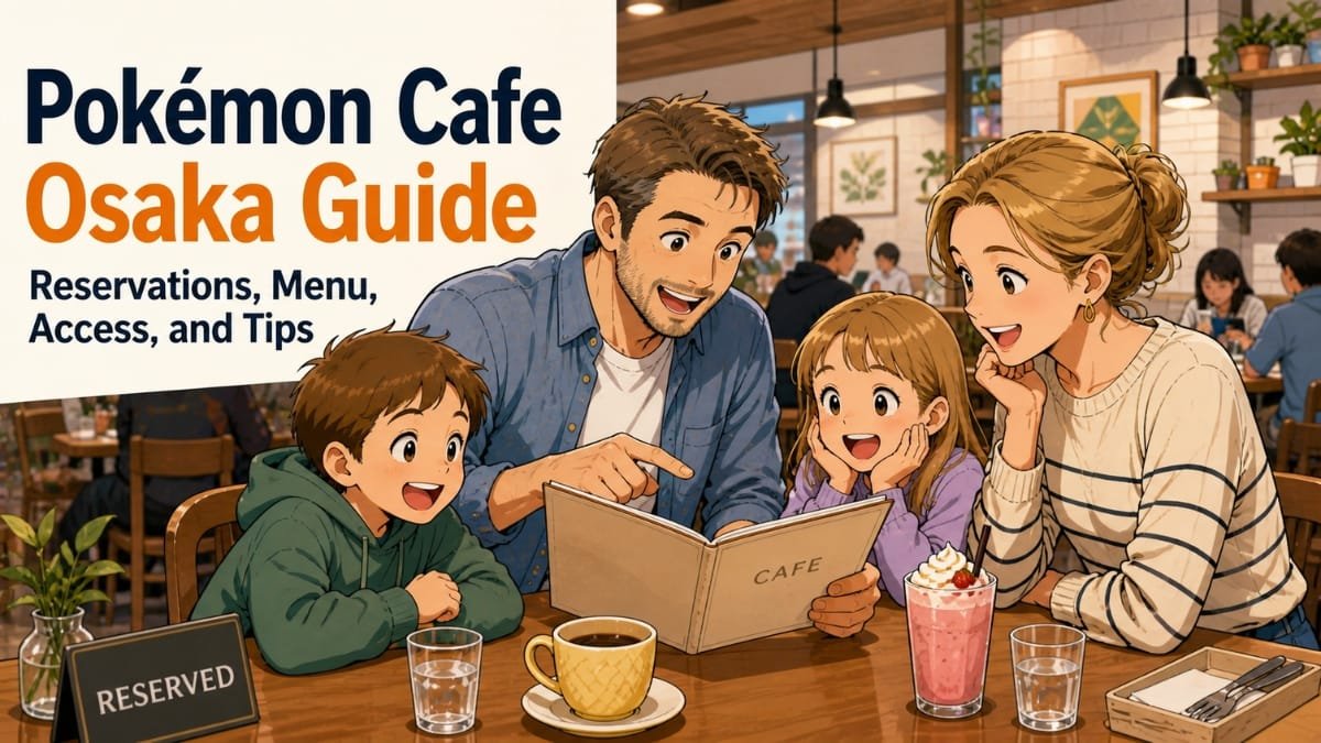 Pokémon Cafe Osaka Guide- Reservations, Menu, Access, and Tips