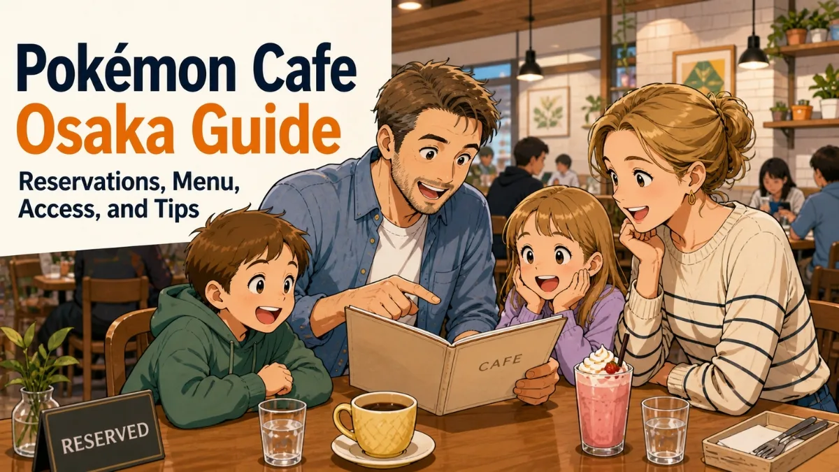 Pokémon Cafe Osaka Guide- Reservations, Menu, Access, and Tips