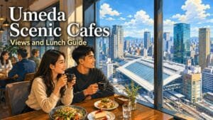 Umeda Scenic Cafe and Lunch Guide- Views Near Osaka Station