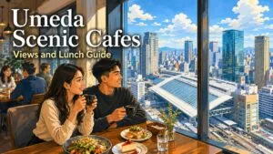 Umeda Scenic Cafe and Lunch Guide- Views Near Osaka Station