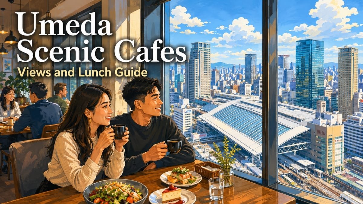 Umeda Scenic Cafe and Lunch Guide- Views Near Osaka Station