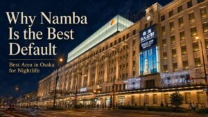 Best Area in Osaka for Nightlife- Why Namba Is the Best Default