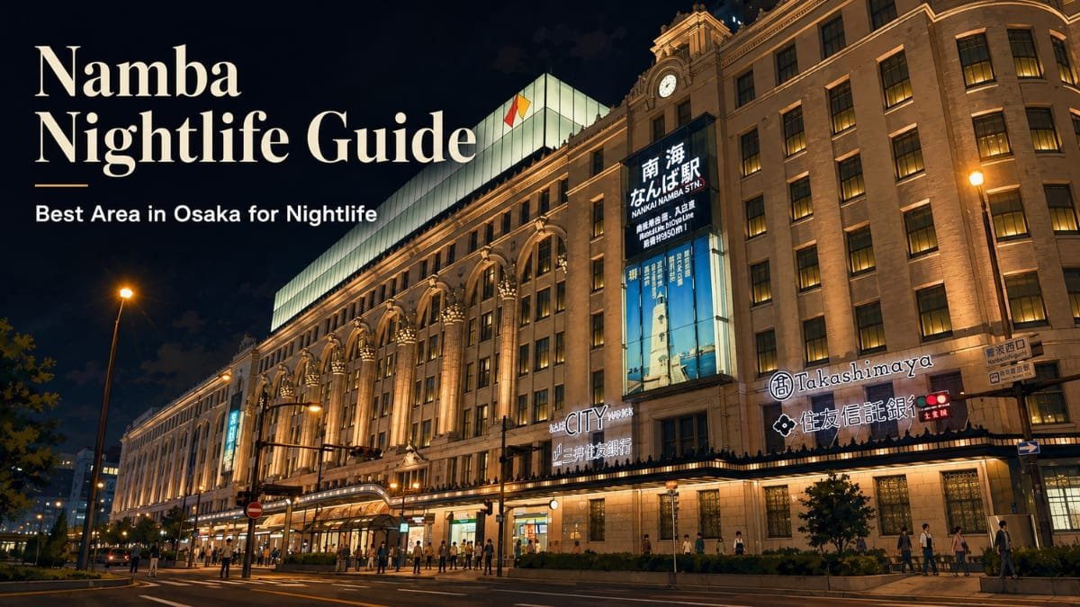 Best Area in Osaka for Nightlife
