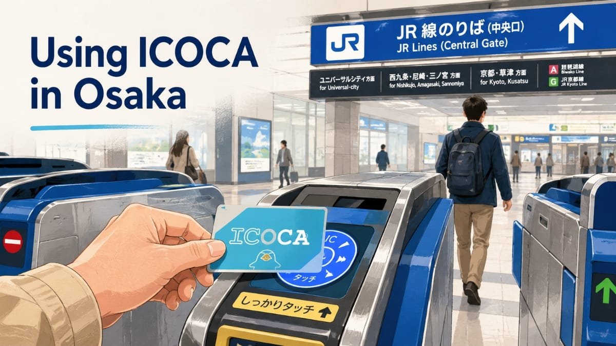 How to Use ICOCA Card in Osaka