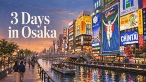 Osaka Itinerary for 3 Days That Flows Well