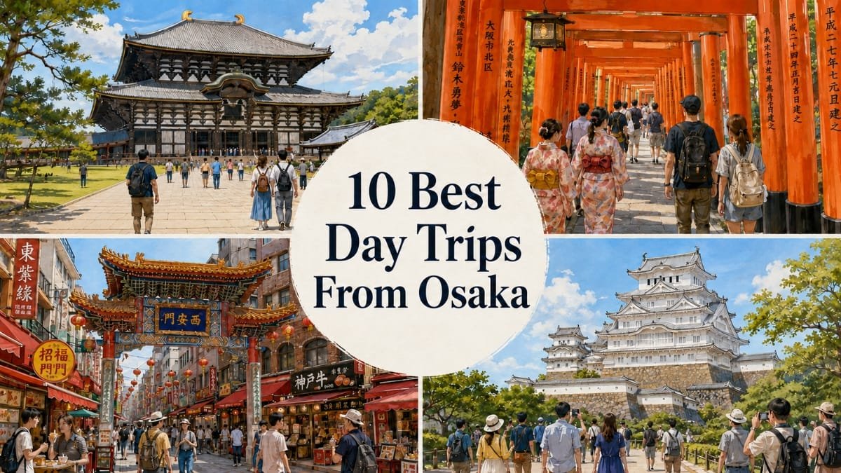 10 Best Day Trips From Osaka, Planned Simply
