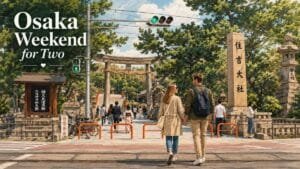 2-Day Couple Weekend Osaka Itinerary Example