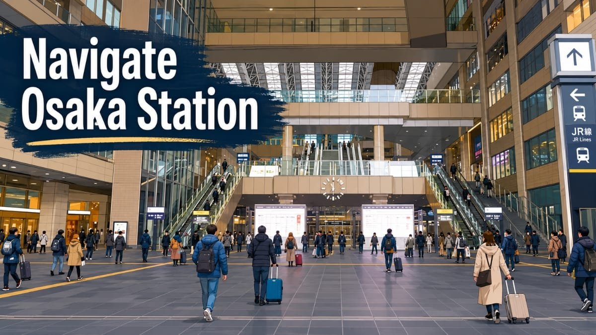 How to Navigate Osaka Station Without Stress