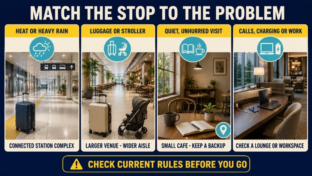 Match the Cafe Format to the Travel Problem