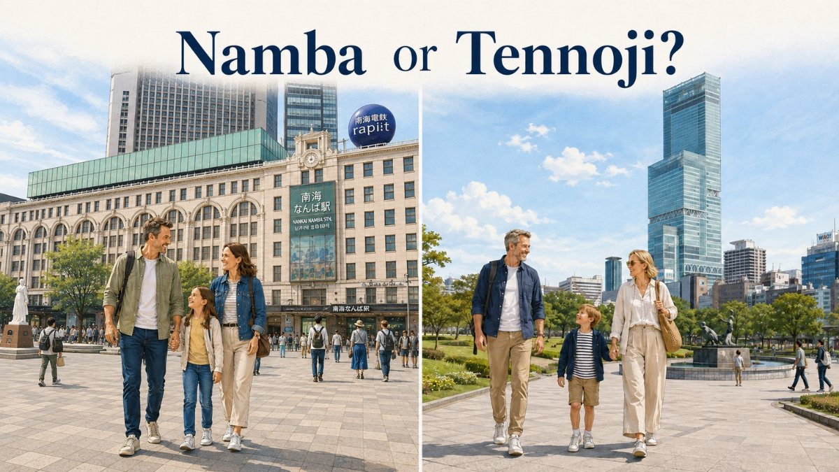 Namba vs Tennoji for Tourists - Which to Choose