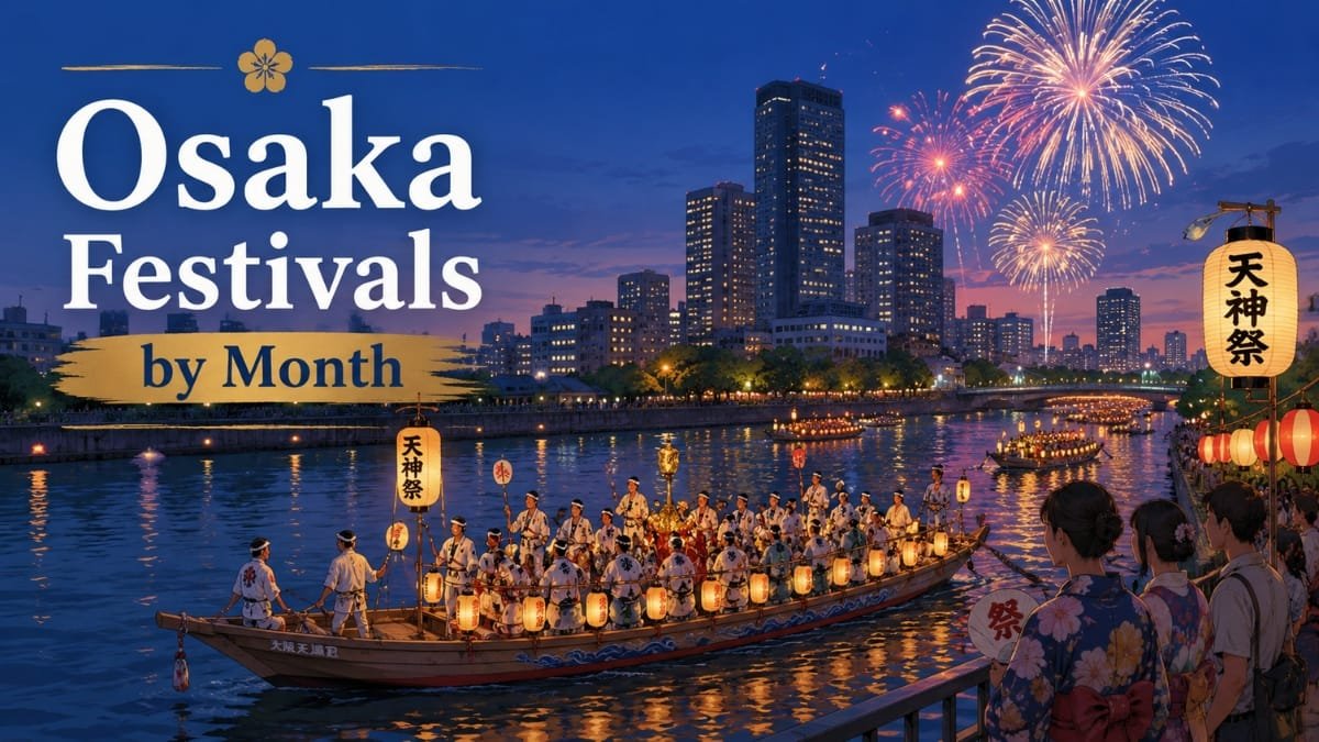 Osaka Seasonal Festival Calendar by Month