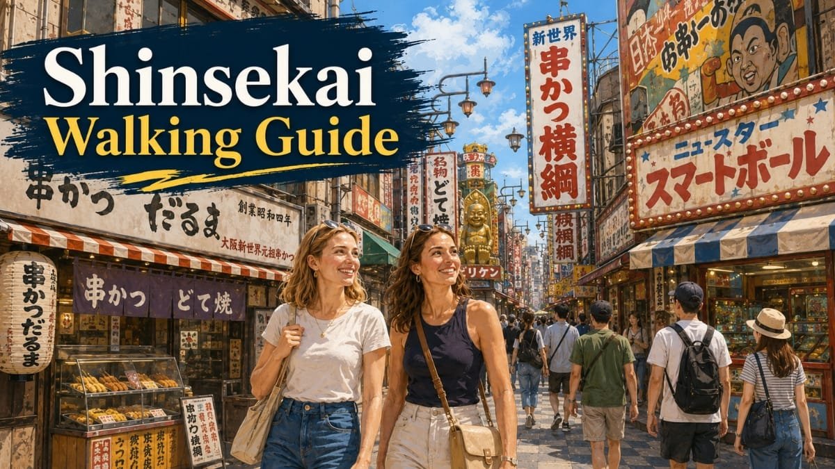 Shinsekai Walking Guide for First-Time Visitors