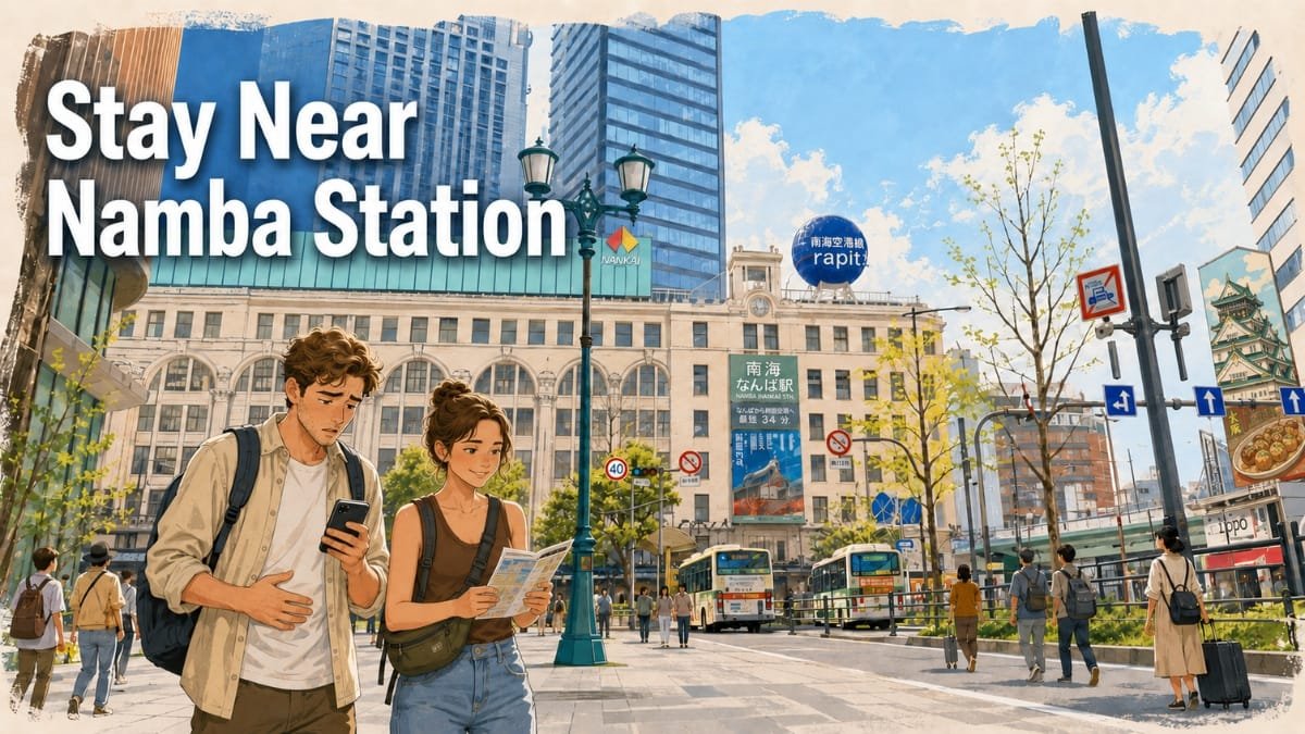 Where to Stay Near Namba Station in Osaka