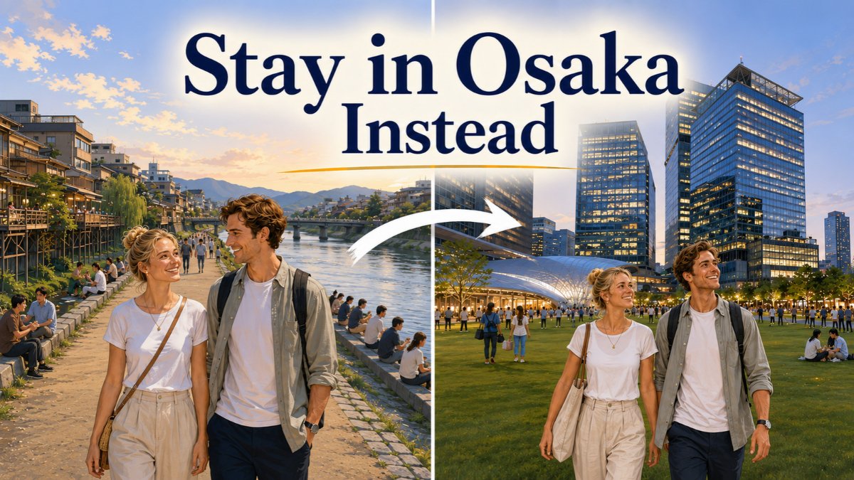 Can’t Find a Hotel in Kyoto? Stay in Osaka Instead